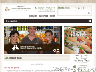 vente-foie-gras.net website preview