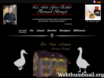 foie-gras-bernard-bringel.com website preview