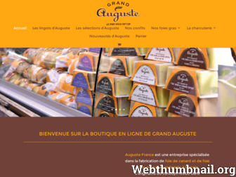grandauguste.fr website preview