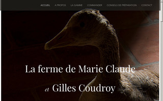 foiegrascoudroy.fr website preview