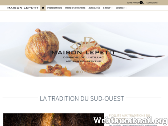 maisonlepetit.com website preview