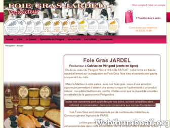 foiegras-jardel.com website preview