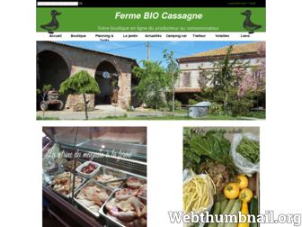 ferme-cassagne.fr website preview