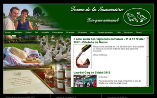 foie-gras-de-la-sauveniere.be website preview