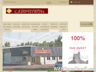 foiegrascampistron.fr website preview