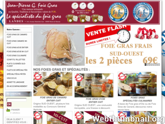 jpgfoiegras.com website preview