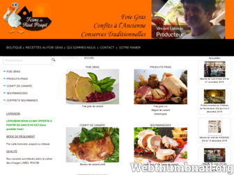 foiegras-hautpouyet.com website preview