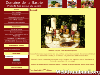 domaine-de-la-bastrie.com website preview