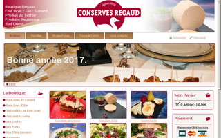 boutique-foie-gras.com website preview