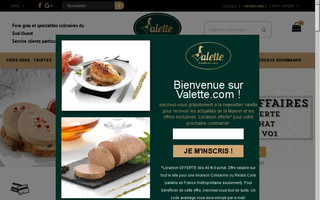 valette.fr website preview