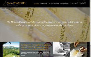 alain-francois.fr website preview