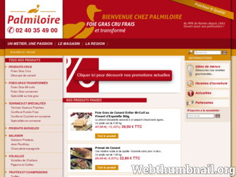 palmiloire.fr website preview