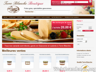 terreblanche-boutique.fr website preview