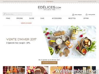 edelices.com website preview