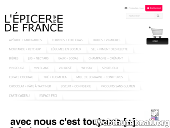 epicerie-france.com website preview