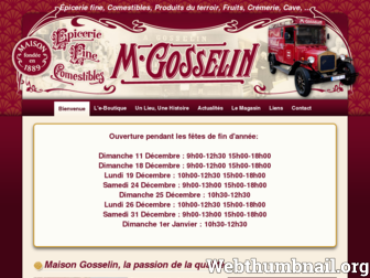 maison-gosselin.fr website preview