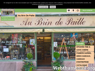 au-brin-de-paille-epicerie.fr website preview