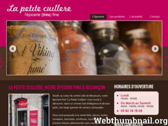 la-petite-cuillere.fr website preview