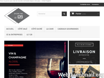 epiceriefine128.fr website preview