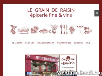 legrainderaisin.fr website preview