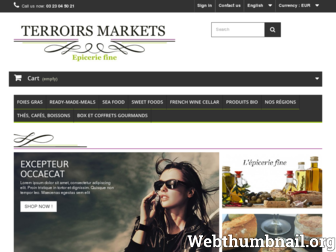 terroirsmarket.com website preview