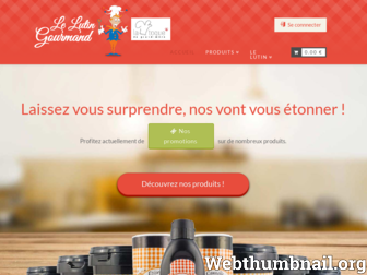 le-lutin-gourmand.com website preview