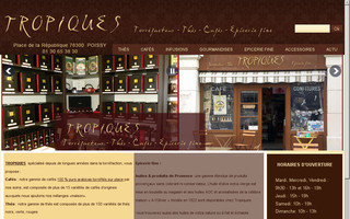 tropiques78.fr website preview