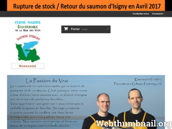 boutique-saumon-d-isigny.pswebshop.com website preview