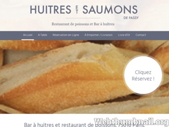 huitres-et-saumons-de-passy.com website preview
