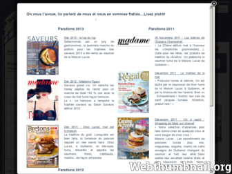 maisonlucas.net website preview
