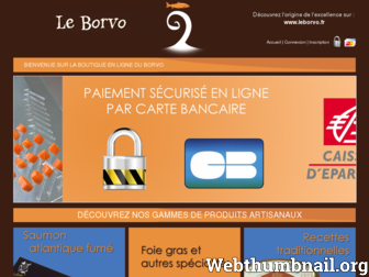 boutique.leborvo.fr website preview
