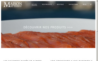 maisonmatthieu.fr website preview