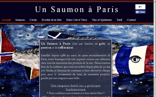 unsaumonaparis.com website preview