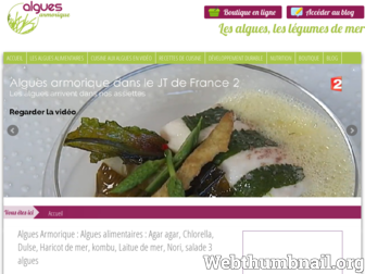 algues-armorique.com website preview