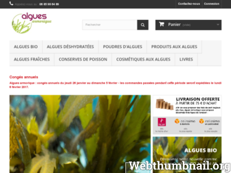 boutique.algues-armorique.com website preview