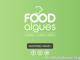 foodalgues.bzh website preview