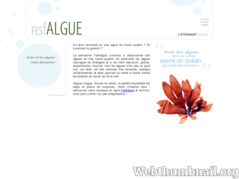 bioalgue.com website preview