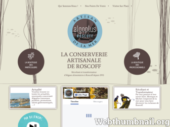 algoplus-roscoff.fr website preview