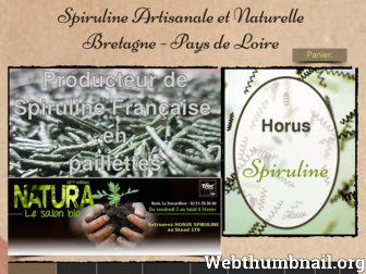 horus-spiruline.fr website preview