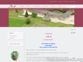 ventes-escargots-normandie.com website preview