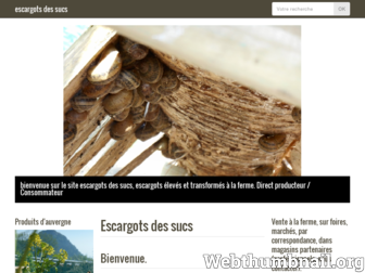 escargotsdessucs.e-monsite.com website preview