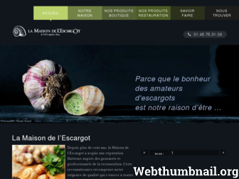 maison-escargot.com website preview