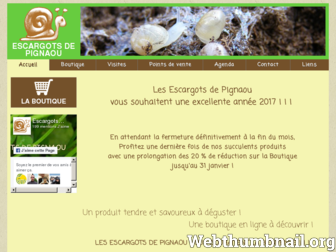 escargots-de-pignaou.fr website preview