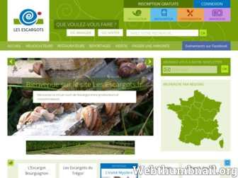 les-escargots.fr website preview