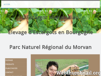 escargot-morvandiau.fr website preview