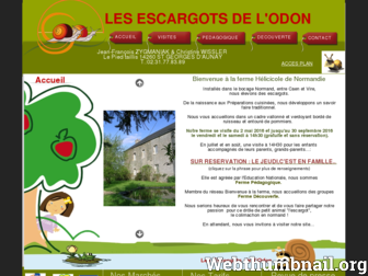 escargotsdelodon.fr website preview