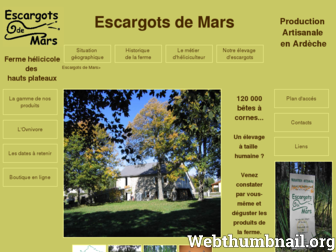 escargots-de-mars.com website preview