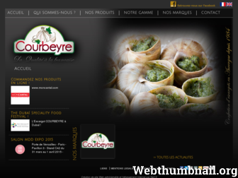 courbeyre.fr website preview