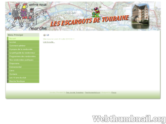 lesescargotsdetouraine.fr website preview