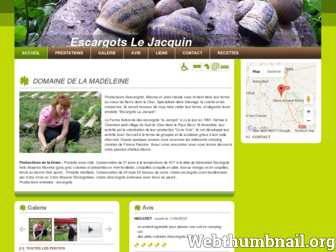 escargots-jacquin.com website preview